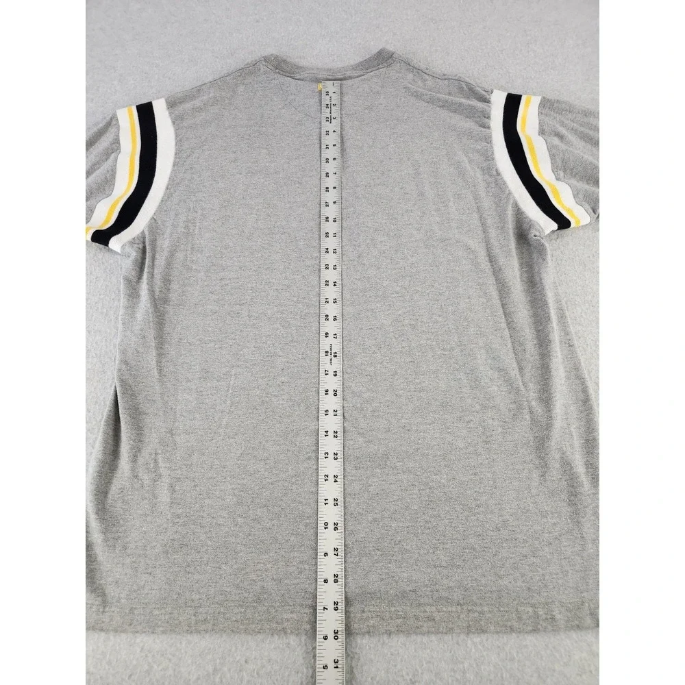 Vintage Y2K Echo Unlimited Thick T-shirt Pittsburgh Steelers Colors Men's XL 2XL